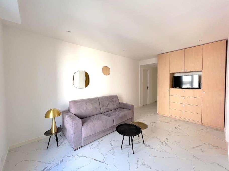 Joli Studio - Studio Neuf Terrasse Clim Wi-Fi 2 Min. Des Plages Антиб Экстерьер фото